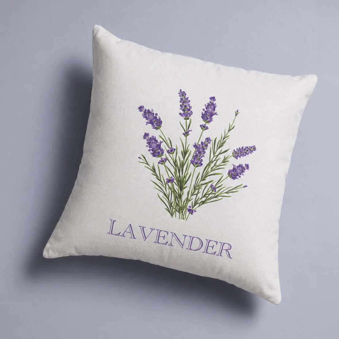 Lavender Pillow Case | Floral Throw Cover | Cottagecore Decor | Kotkoa Shop
