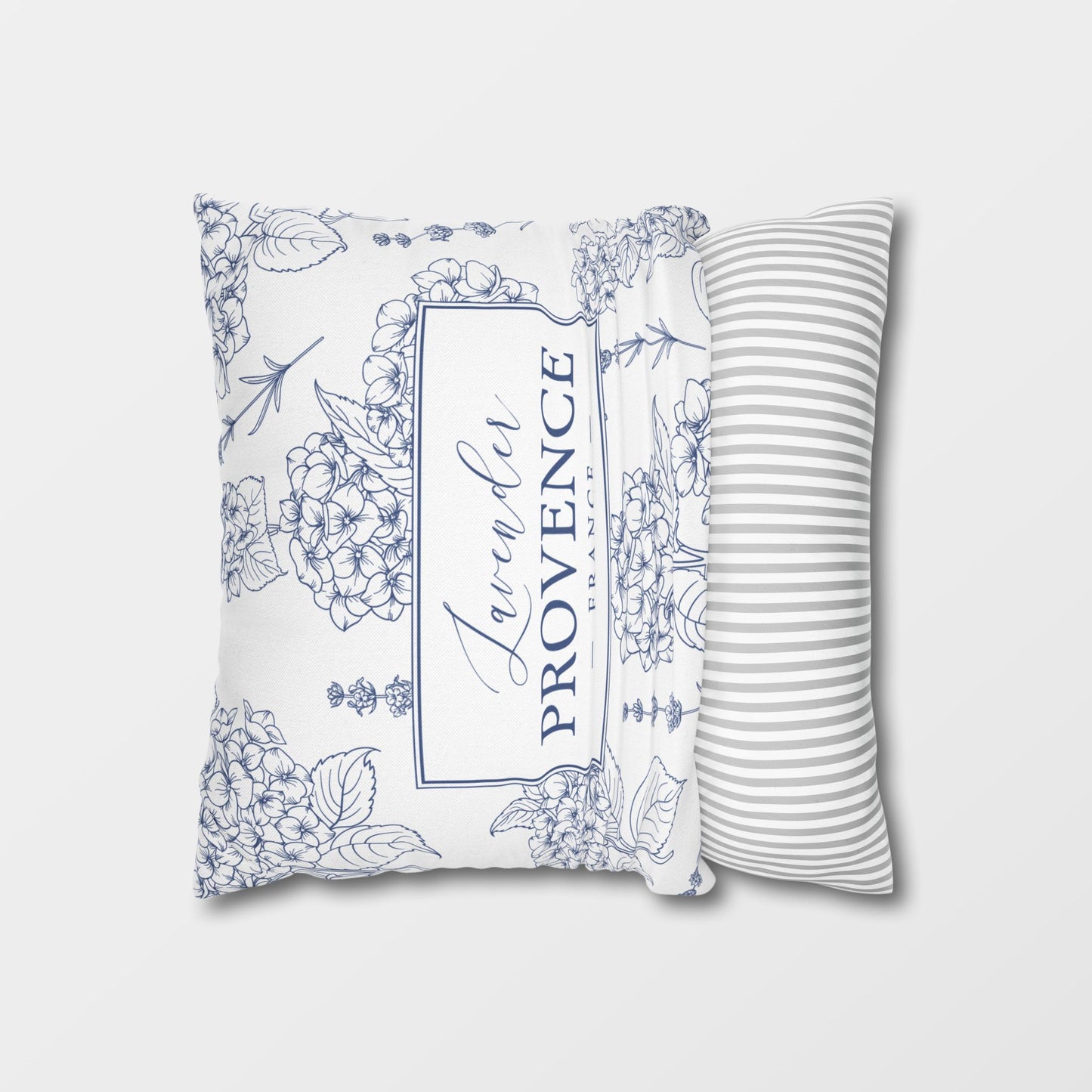 Lavender Provence Pillow Cover | Blue Botanical Decor